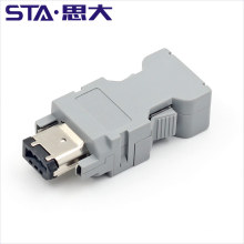 conector scsi conector IEEE 1394 3M 6P hembra tipo soldadura y cable IEEE 1394